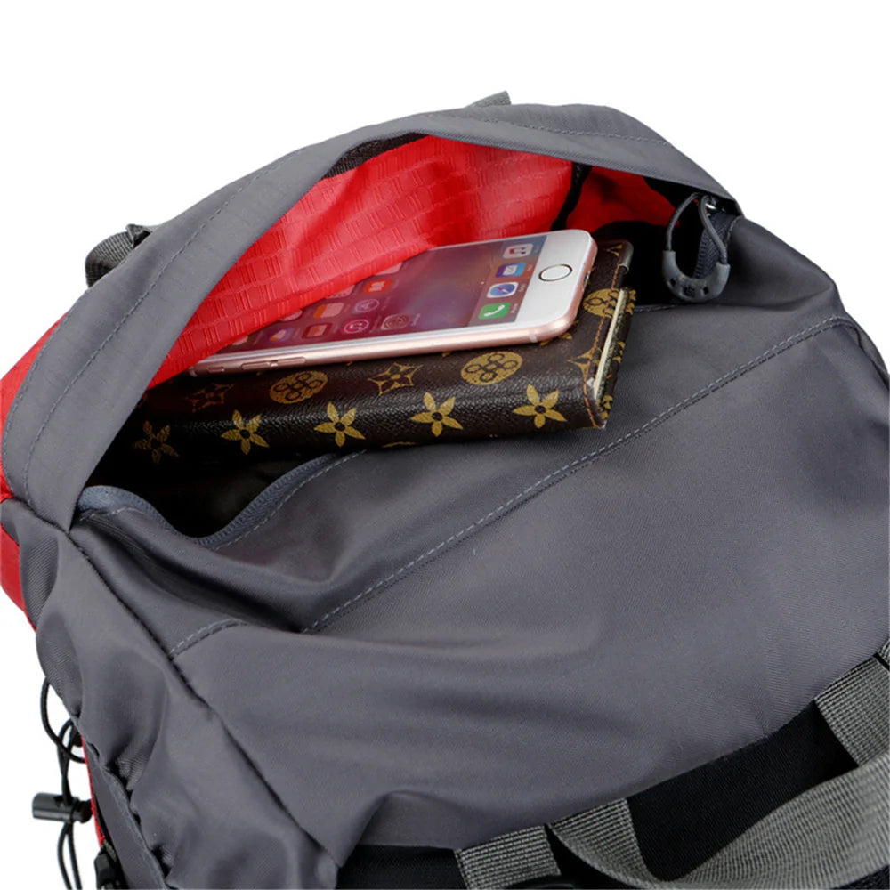 TrekKING Camping Backpack with Rain Cover