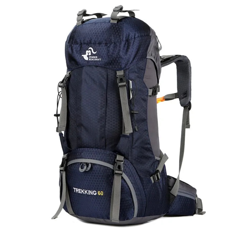 TrekKING Camping Backpack with Rain Cover