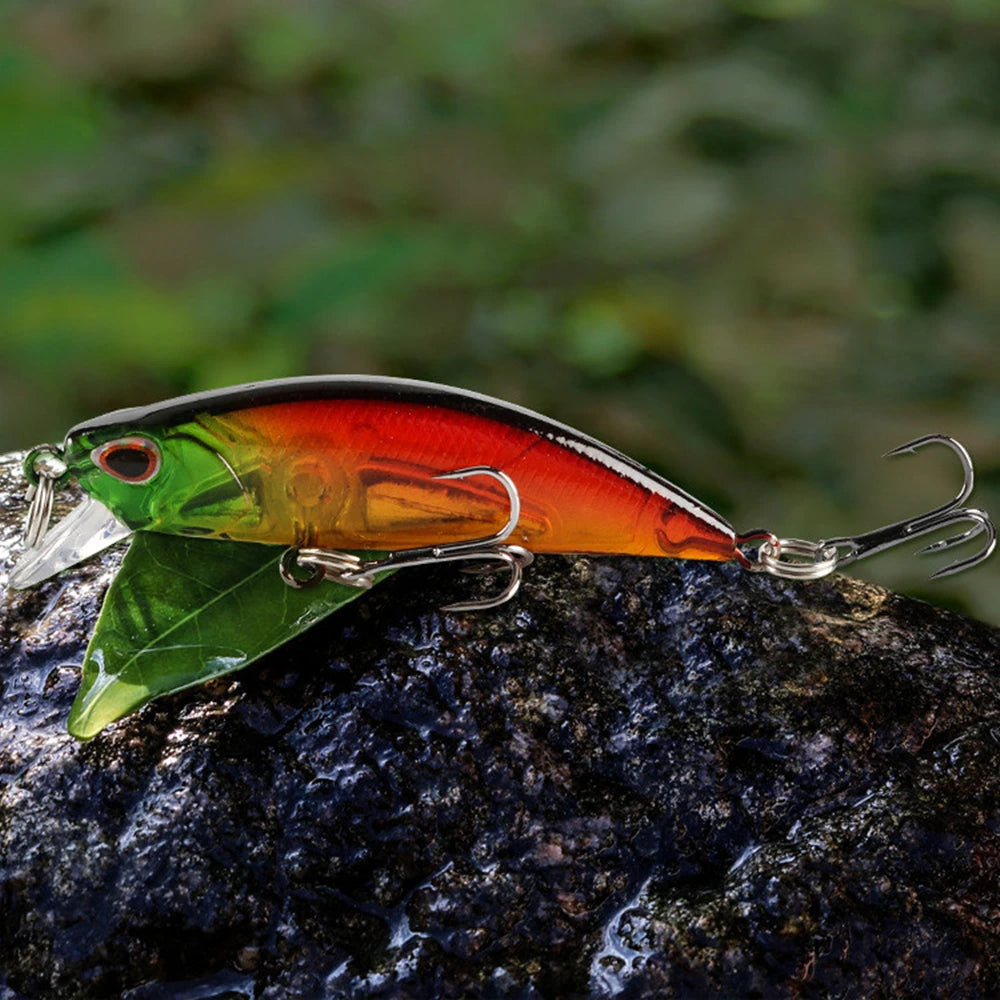 Mini Sinking Minnow Wobblers Fishing Lures 5.5cm 5g