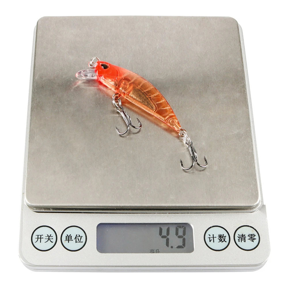 Mini Sinking Minnow Wobblers Fishing Lures 5.5cm 5g
