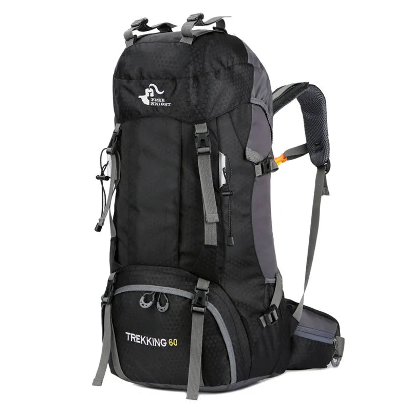 TrekKING Camping Backpack with Rain Cover