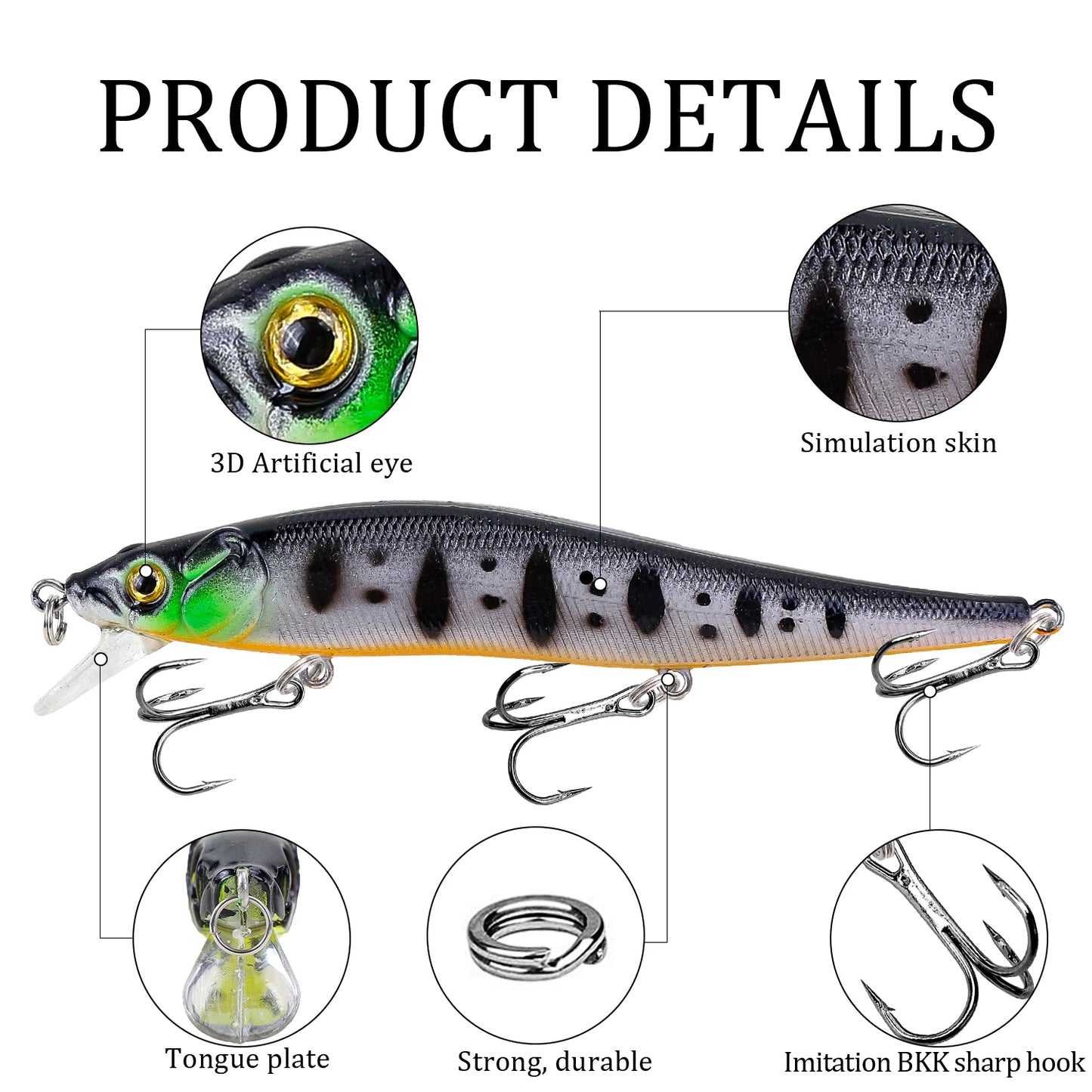 Minnow Crankbait Wobblers