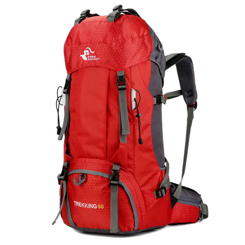 TrekKING Camping Backpack with Rain Cover