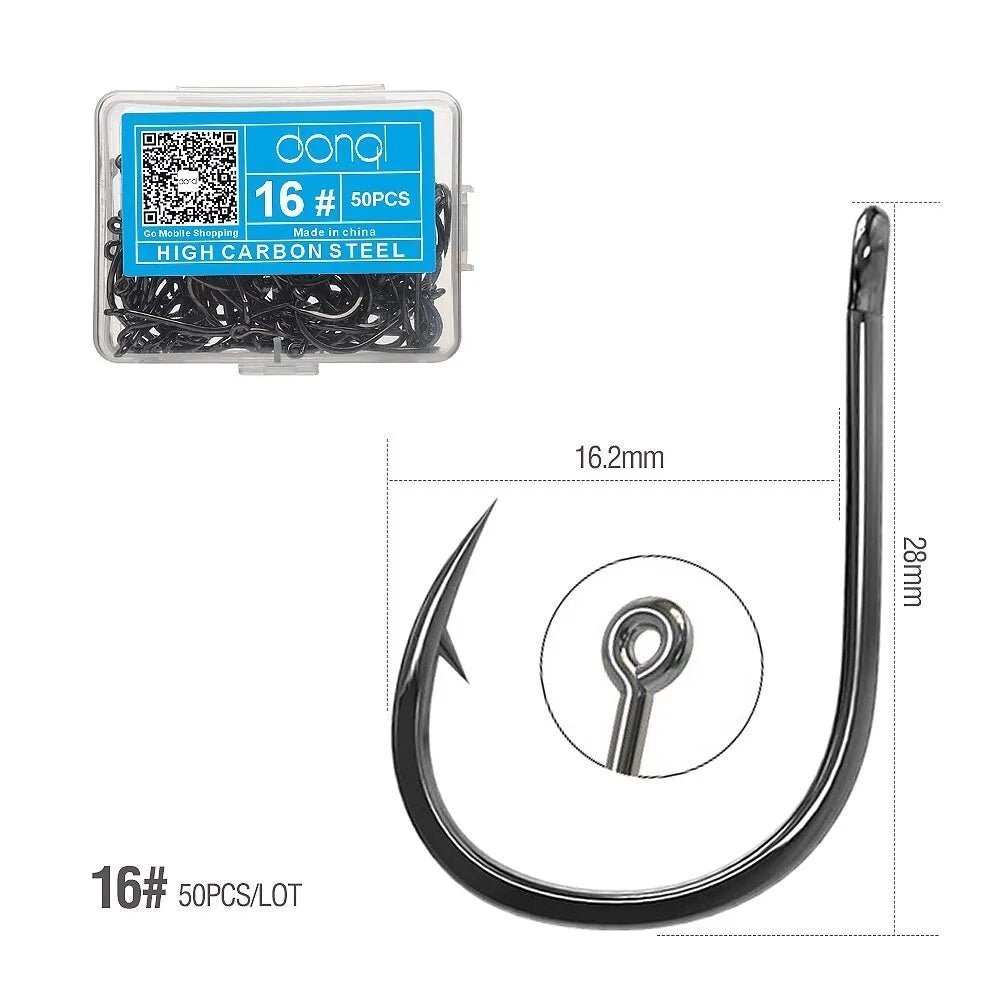 Fishing Hooks Set (50pc)
