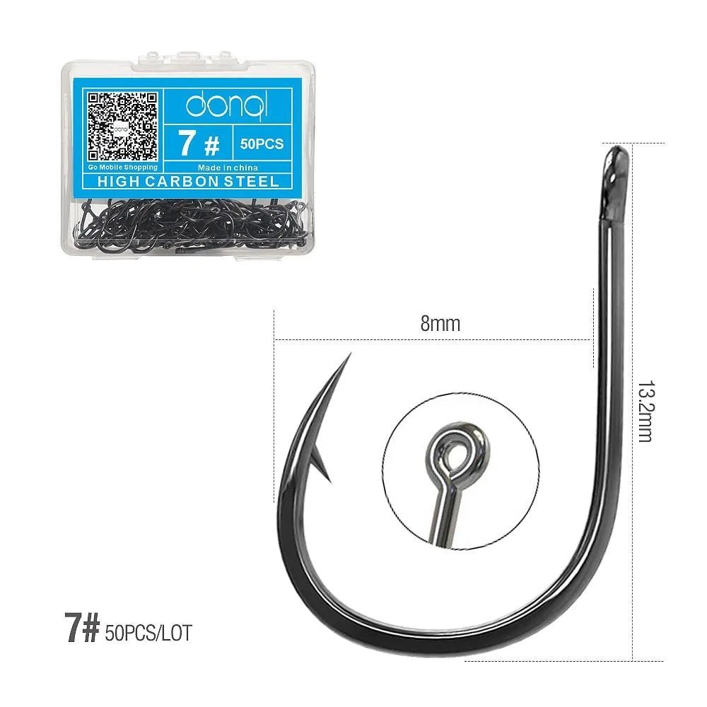 Fishing Hooks Set (50pc)