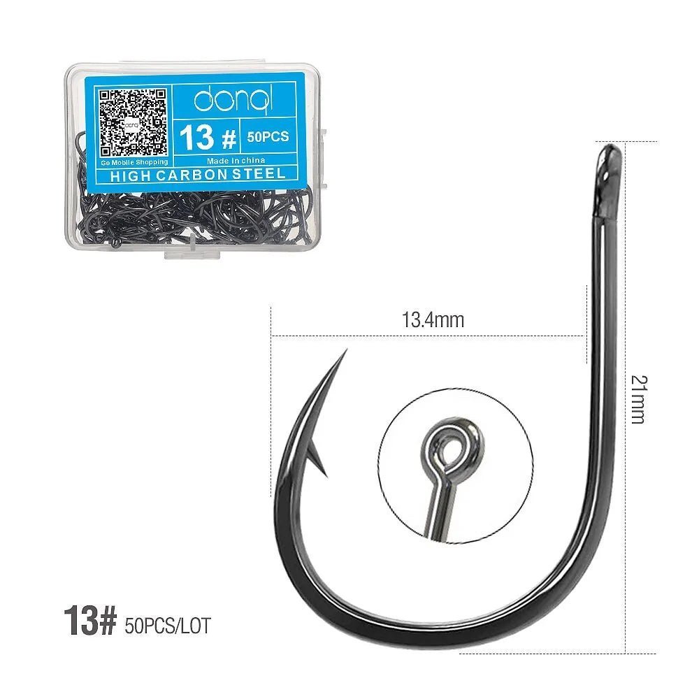 Fishing Hooks Set (50pc)