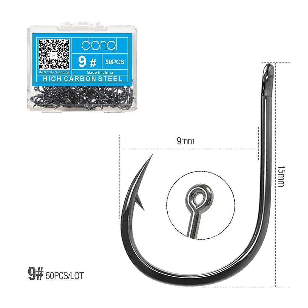 Fishing Hooks Set (50pc)