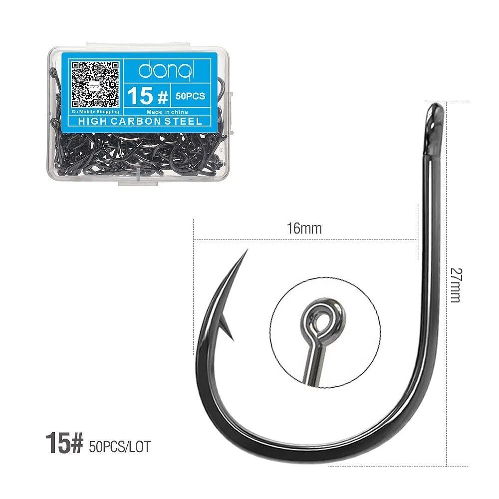 Fishing Hooks Set (50pc)