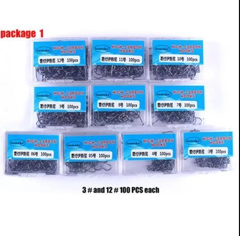 Fishing Hooks Set (50pc)