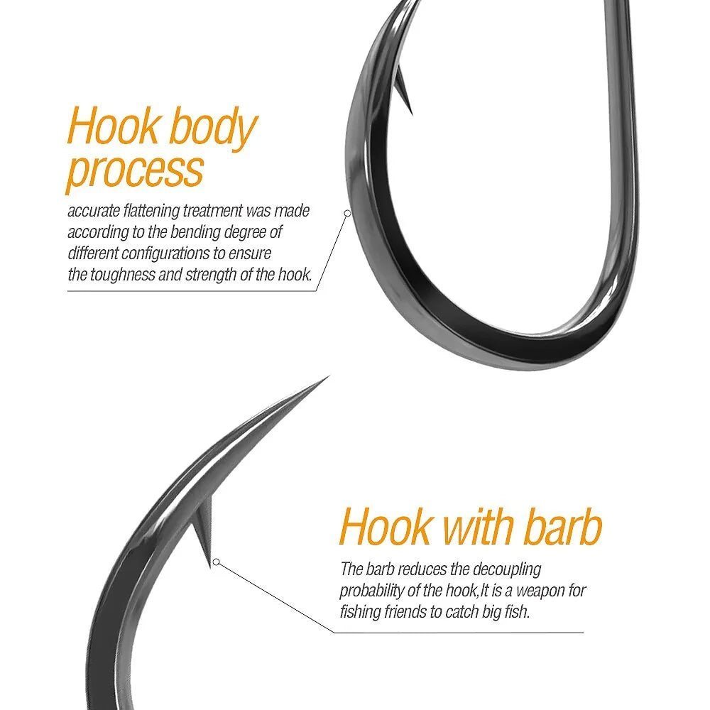 Fishing Hooks Set (50pc)