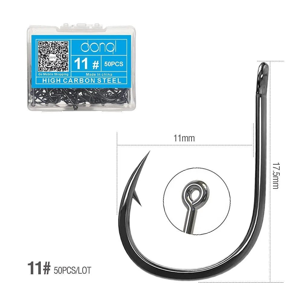 Fishing Hooks Set (50pc)